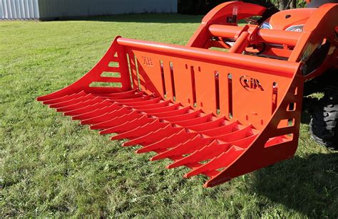 kubota skid steer rock bucket|replacement bucket for kubota.